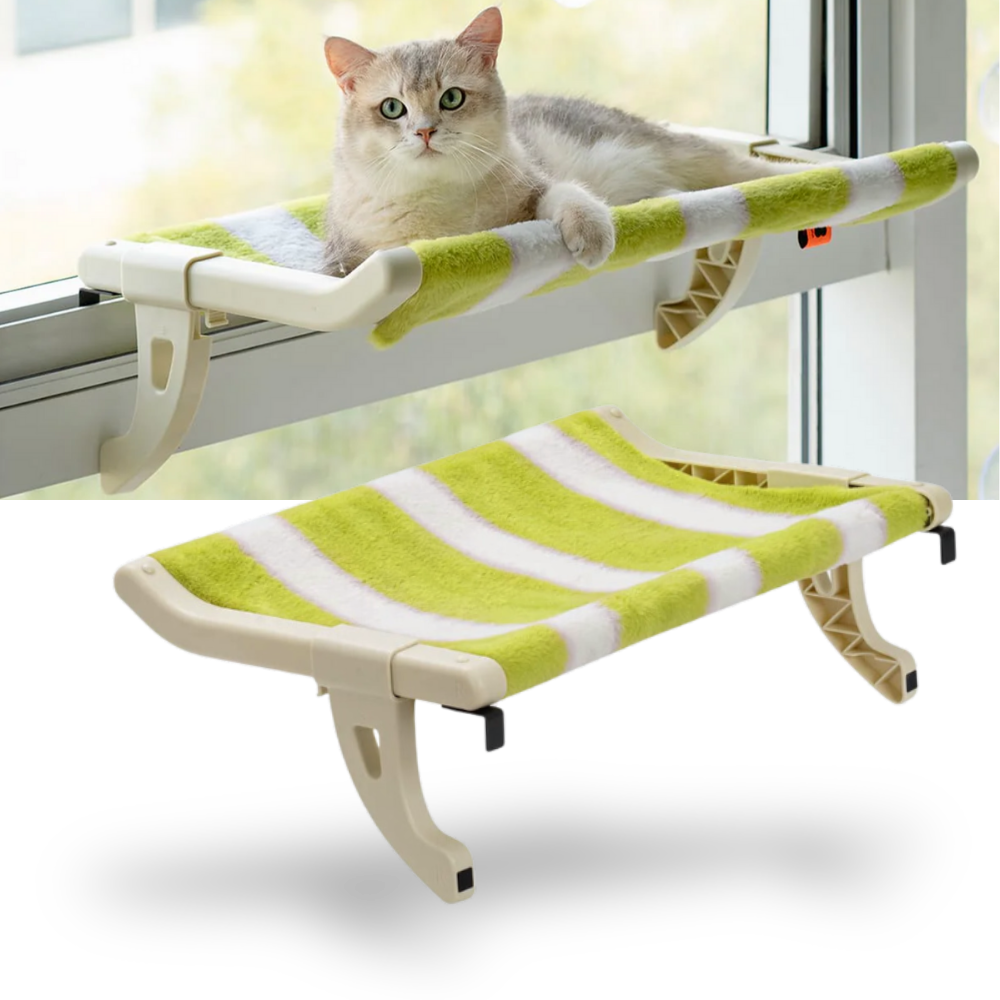 Tool-Free Cat Bed & Window Perch - Ozerty
